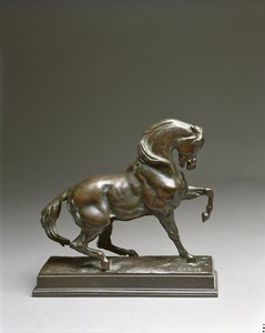 トルコの馬、1920（黒緑青銅）